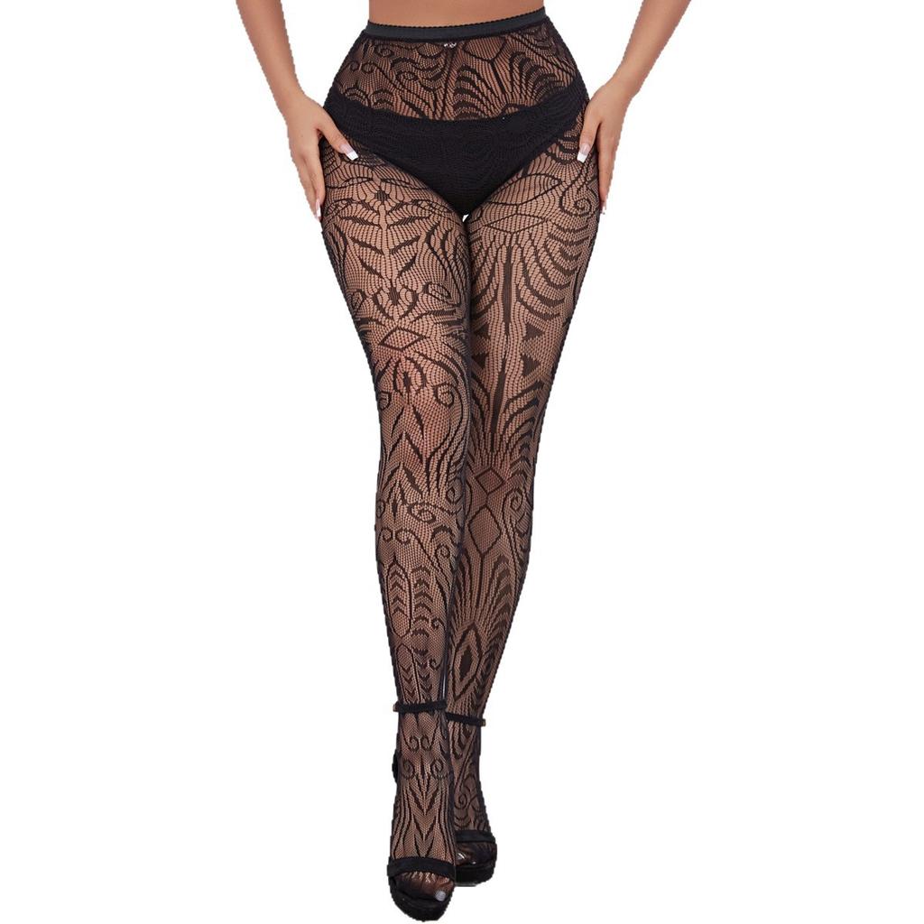Dunkle Punk Lolita Durchbrochene Heißes Mädchen Fischernetz Mit Modischer Persönlichkeit Strumpfhose Basis Strümpfe Jk6164
