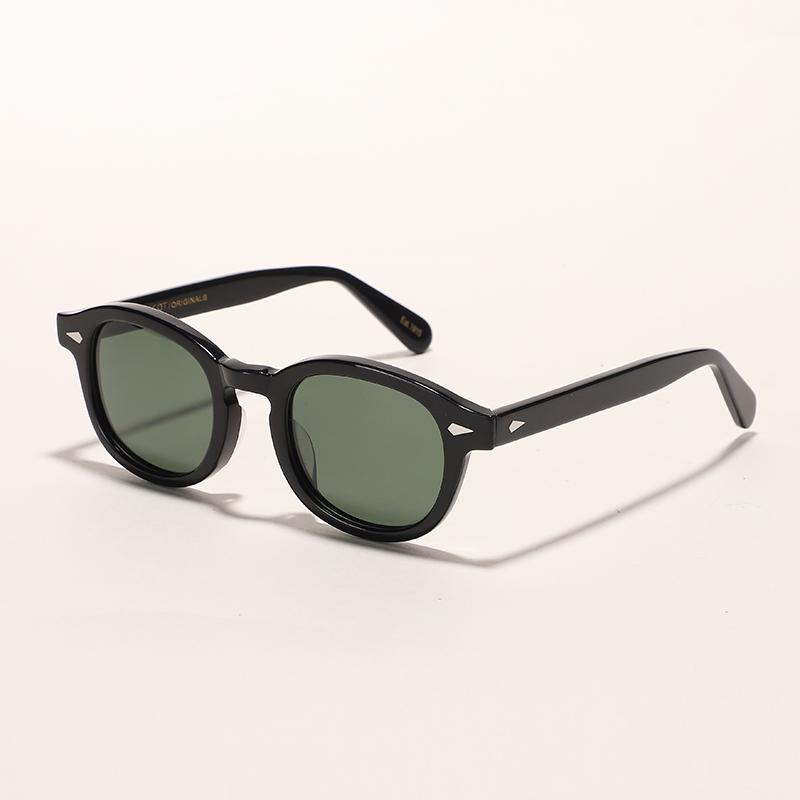 Retro Johnny Depp Sunglasses Men Women Polarized Sun Glasses Brand Vintage Acetate Frame For Male Eyeglasses Eyewear