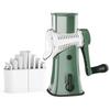 5 in 1 Drehkäsereibe Schredder Küche Mandoline Gemüse Julienne Slicer Waffelschneider Nuss Chopper JT247