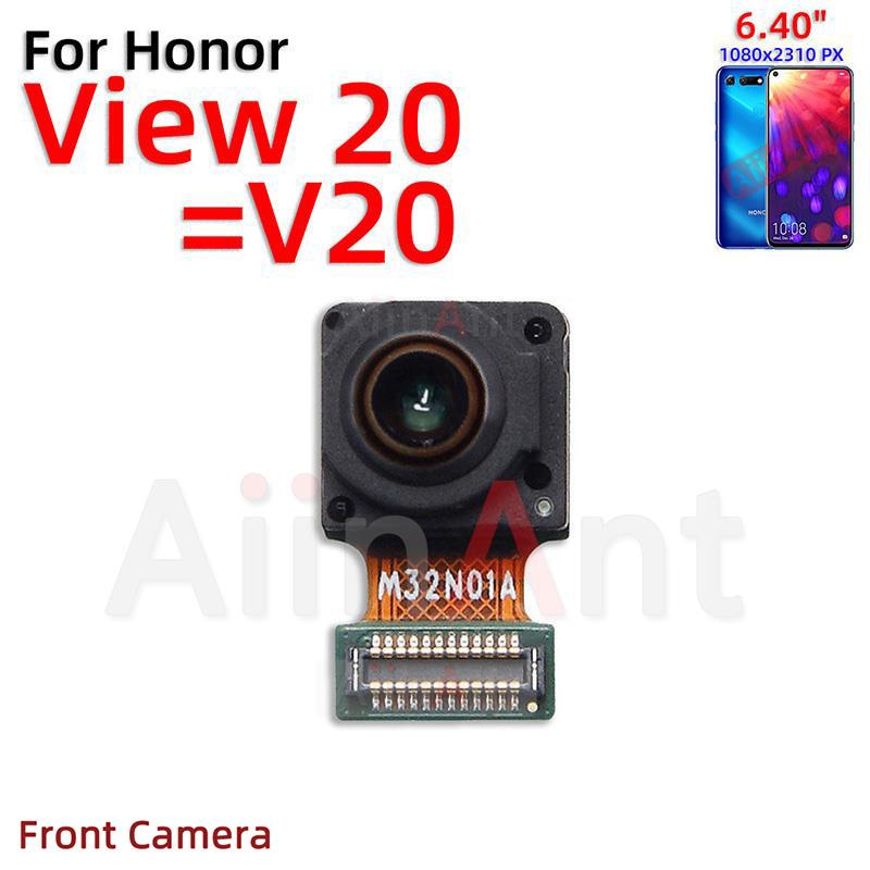 Aiinant Front Camera Rear Main Back Camera Module Flex Cable For Huawei Honor 20 Lite Pro 20i 20s View 20 V20 Replacement Parts