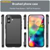 Für iPhone 17 Hülle Kohlefaser-Textur Gebürstete Schutzhülle