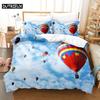 Duvet Cover Set King Size 200x200 Quilt Covers Queen Full 3D Bedding Sets Pillowcase Linens Single Double Bed 220x240 Blue Sky