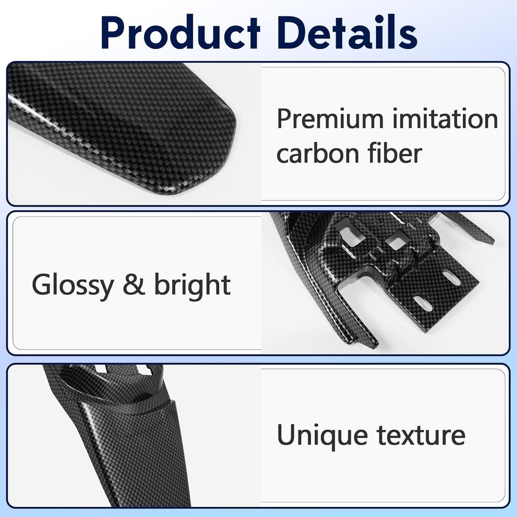 Rear Fender for Surron, Imitation Carbon Fiber Parts for Surron Light Bee X/S Segway X160 X260, Short Back Fender Protector for Electric Mountain