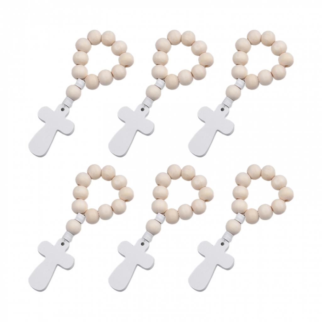 Baptismal Rosary Handmade Wooden Note Package Content