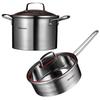 EFULLOT Earl Series Stainless Steel Two-Piece Cookware Set