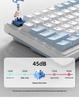 KZZI Kezhi K98 V2 Mechanical Keyboard: Three-Mode Bluetooth, 2.4G Wired, Gasket Mount, Custom Hot-Swappable.