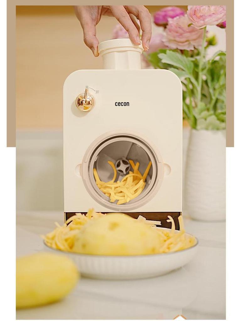 Westco Electric Vegetable Chopper and Slicer - Multifunctional Automatic Potato Shredder