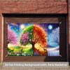 2D Four Seasons Tapestry, Vibrant Spring, Summer, Autumn, Winter Tree Wall Art