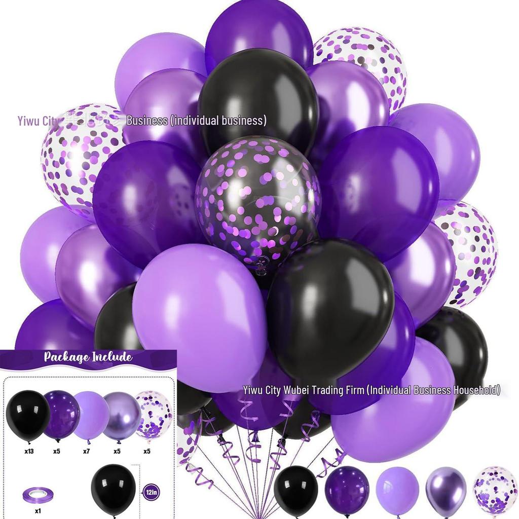 12-Zoll 35 Stück Pailletten-Konfetti-Ballons für Weihnachten, Halloween, Geburtstagsfeiern