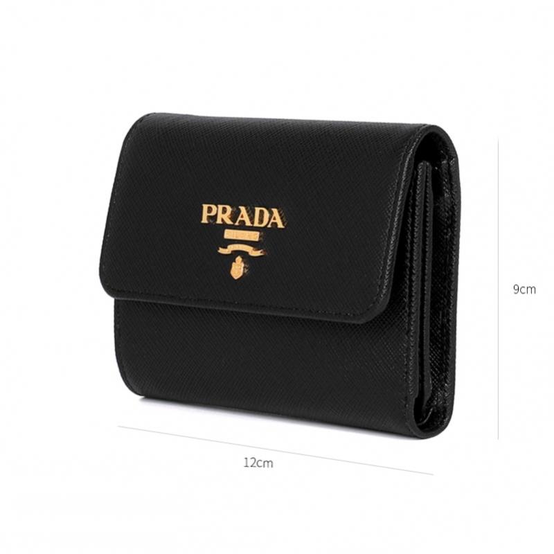 Prada Saffiano Dreieck Logo Geldbörse F0002 1mh025