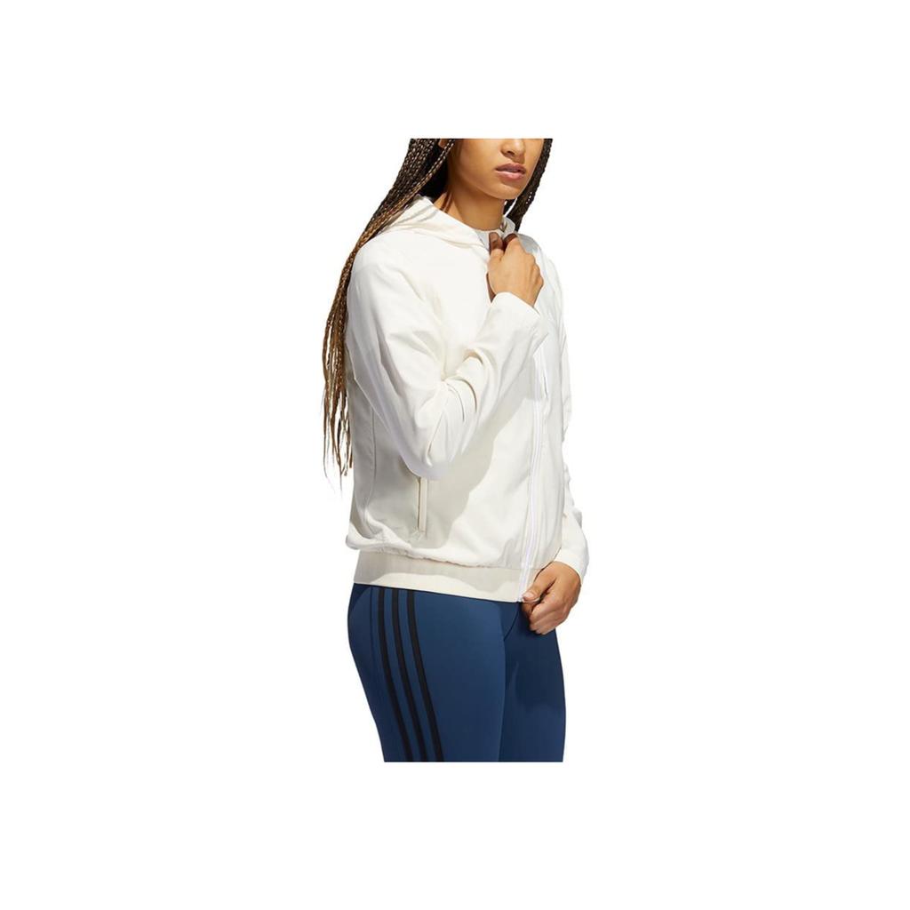 Adidas Training Hooded Jacket Women Jackets White GS5356