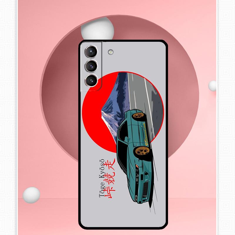 JDM Legend Drift Car Cover For Samsung Galaxy S23 S24 Ultra S8 S9 S10 S22 Plus Note 10 20 Ultra S20 S21 FE Case