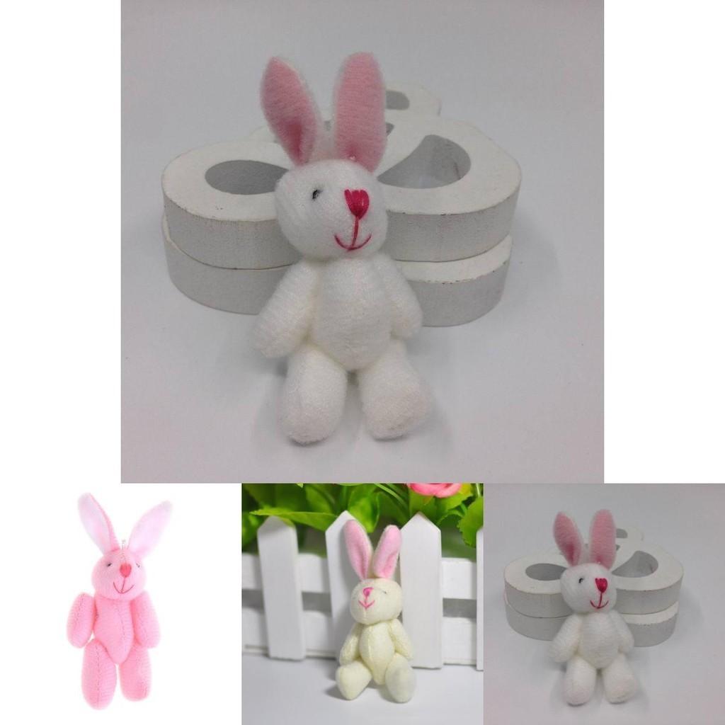 Adorable 7.5cm Mini Rabbit Bunny Plush Toy Doll Perfect For Wedding Souvenirs And Gifts