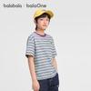 Balabala Kids Striped Quick-Dry Short Sleeve T-Shirt