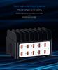 10-Port USB Charger with Stand - Multi-Port Power Strip, 5V 2A