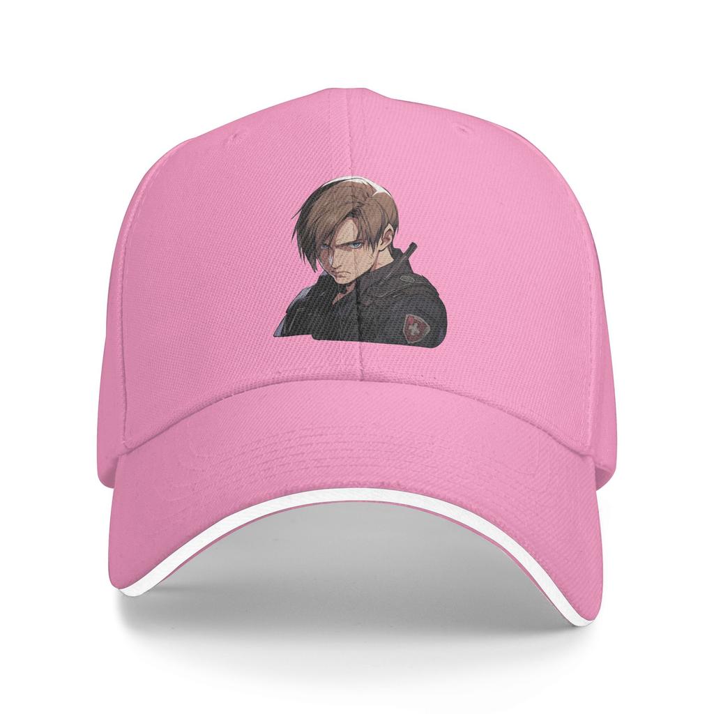 Angry Leon Residents Evils Baseball Cap  Outdoor Sport Sun Visor Trucker Hat Men Women Streetwear Print Baseball Caps