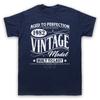1982 Vintage Model Born In Birth Year Date Funny Age Mens And Womens T-Shirt