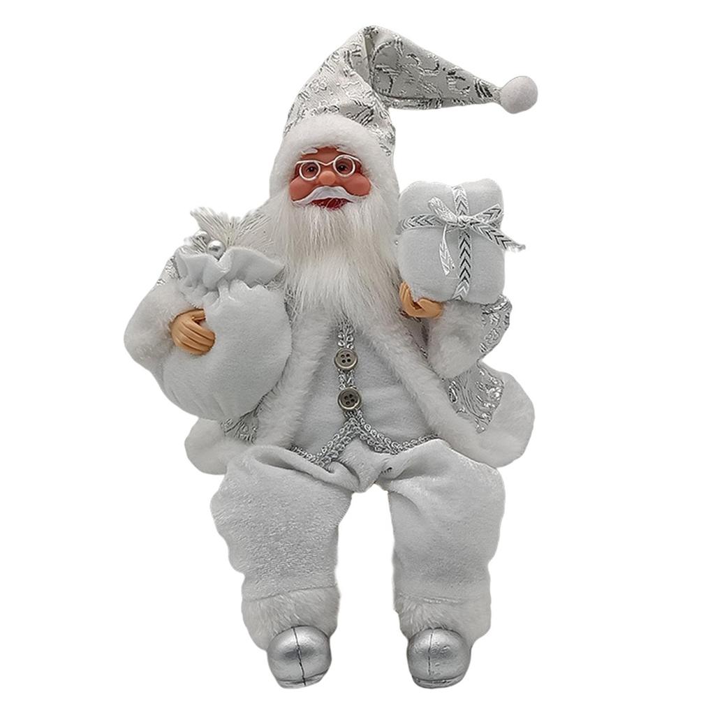 Pluszowa Lalka Mikołaja Krasnal Pluszowy Ruchomy Gnome Noworoczny Ozdoba Choinki Dekoracja do Biura Choinka Boże Narodzenie Dom Świąteczny Dzieci