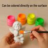 Eco-friendly Water-based Fluorescent Color Paste for DIY Gypsum Aroma Craft Models