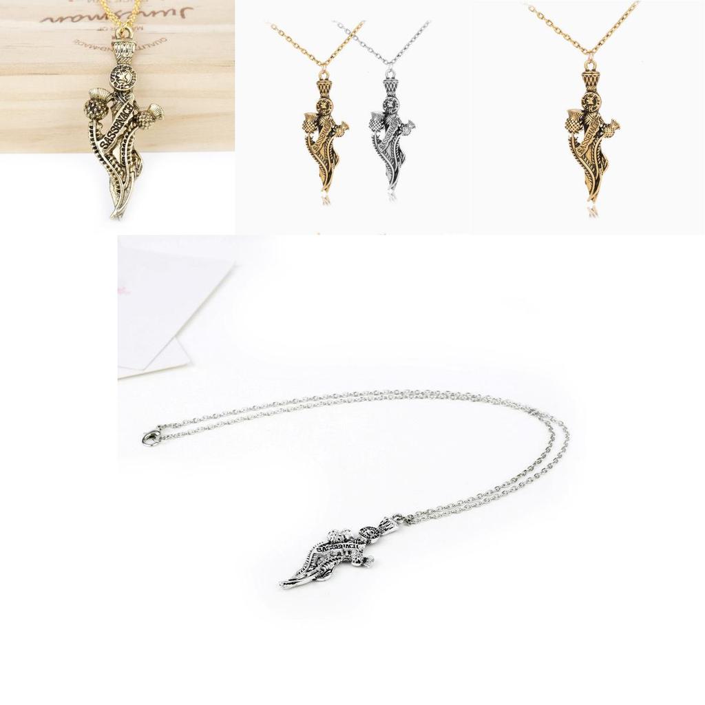 Outlander Sassenach Pendant Necklace With Alloy Craft For Gift Or Travel Souvenir