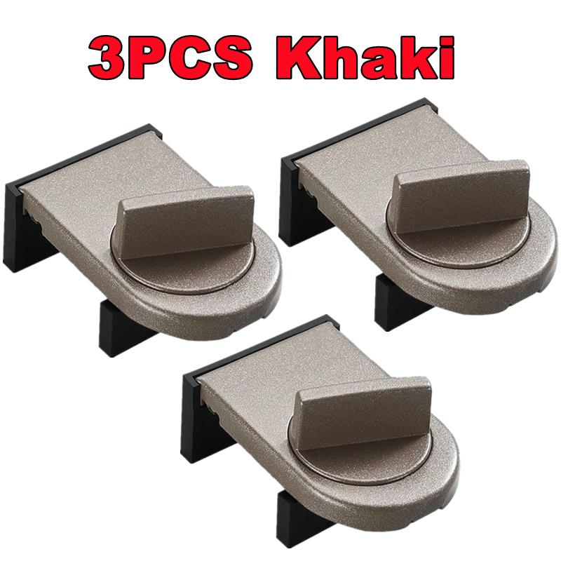 Nouveau 3/2/1PC Verrou de Sécurité pour Fenêtre et Porte Coulissante en Alliage Verrous de Porte de Sécurité Réglables Verrou de Protection Antivol Loquets de Sécurité pour la Maison