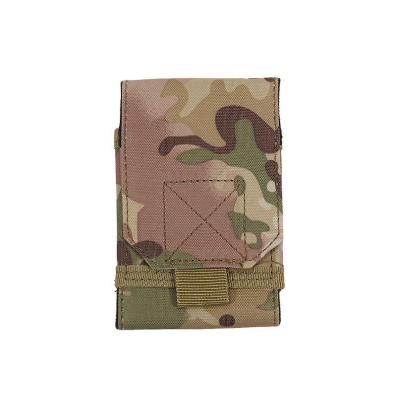 Multifunctional Outdoor Camping Hiking Tactical Phone Bag Men Camouflage Hook Loop Belt Bag Sports Mobile Waist Bag