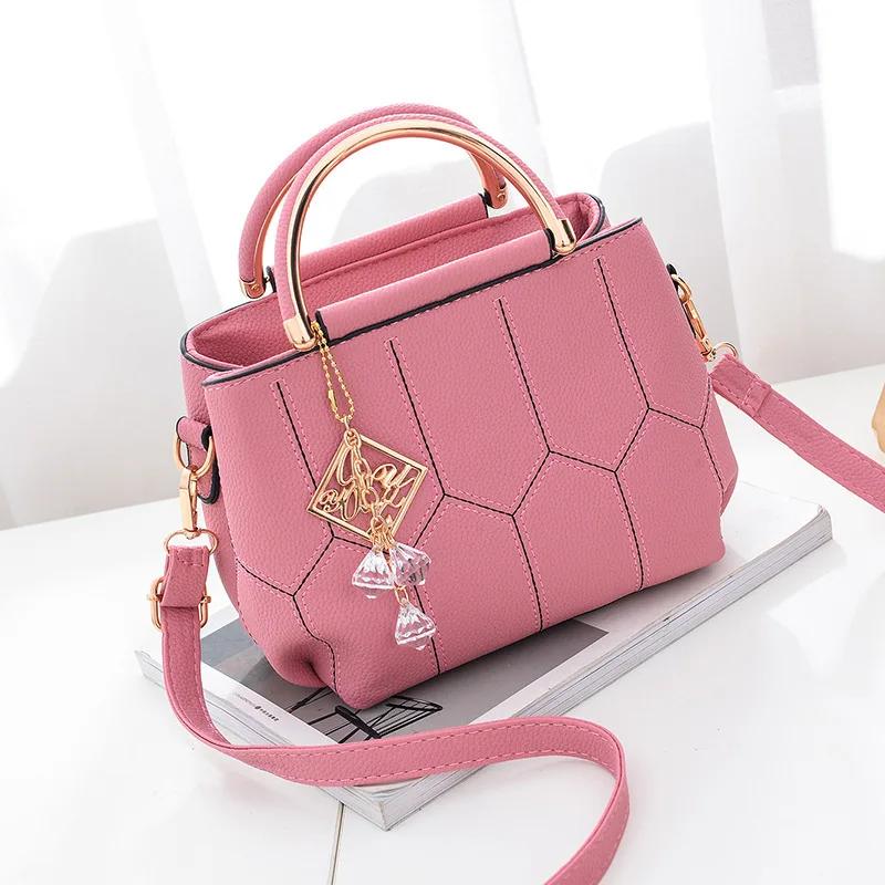 NEUE Damen Tasche Fashi Schultertaschen Reißverschluss PU Leder Handtaschen Umhängetaschen für Damen Berühmte Marke Frühling