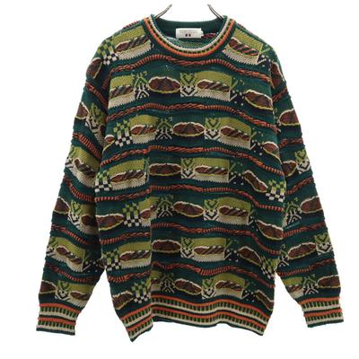 VERCELLI Alt Langarm 3D Strick L Grün und andere Pullover Herren Gebraucht