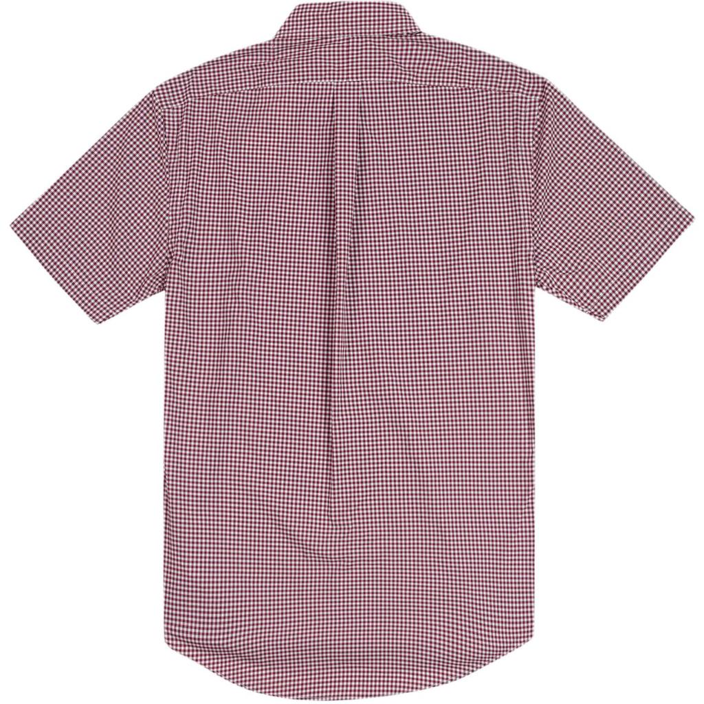Polo Ralph Lauren SS25 Small Pony Logo Embroidered Fine Check Short Sleeve Shirt Men Shirts 710764395-001