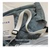 Unisex Embroidered Versatile Crossbody Chest Bag: Trendy & Simple Sports Waist Bag for Students