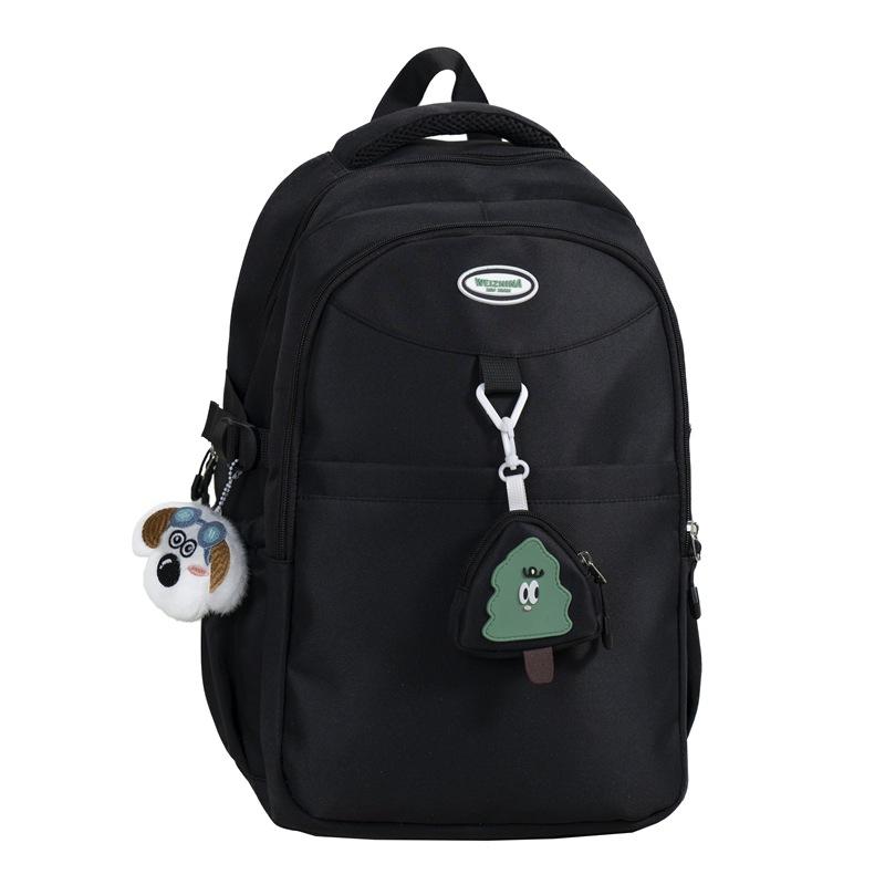 School Bag Korean Version Contrasting Colors, High Quality and Large Capacity, Junior High School Student School Bag, High Value Ridge Protection