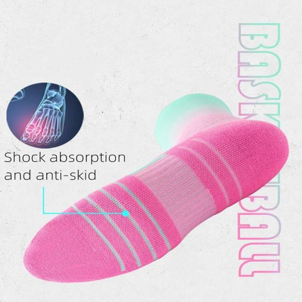 Breathable Sport Socks Fast-drying Cycling Riding Socks Middle Stockings  Running