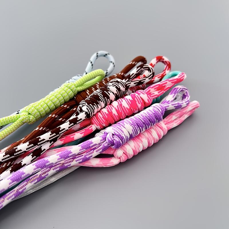20pcs/10pcs Hand-Woven Keychain Pendant Making Supplies Fashion Bag Cup Lanyard Mobile Phone Chain Braided Knotted Jewelry