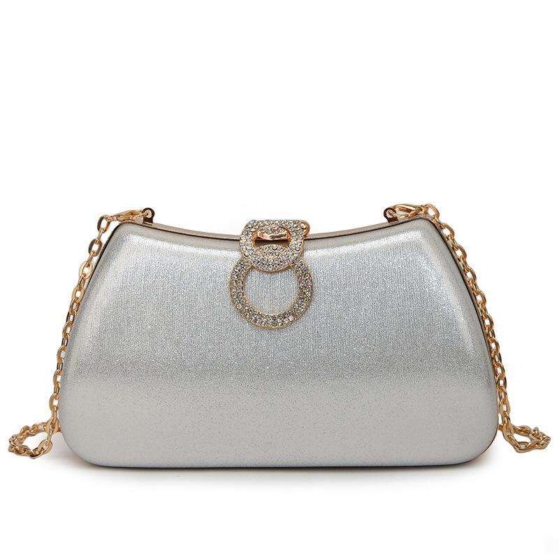 Women's bag exquisite light luxury special-shaped solid diamond-encrusted women's chain small square bag spring new women's shoulder messenger bag