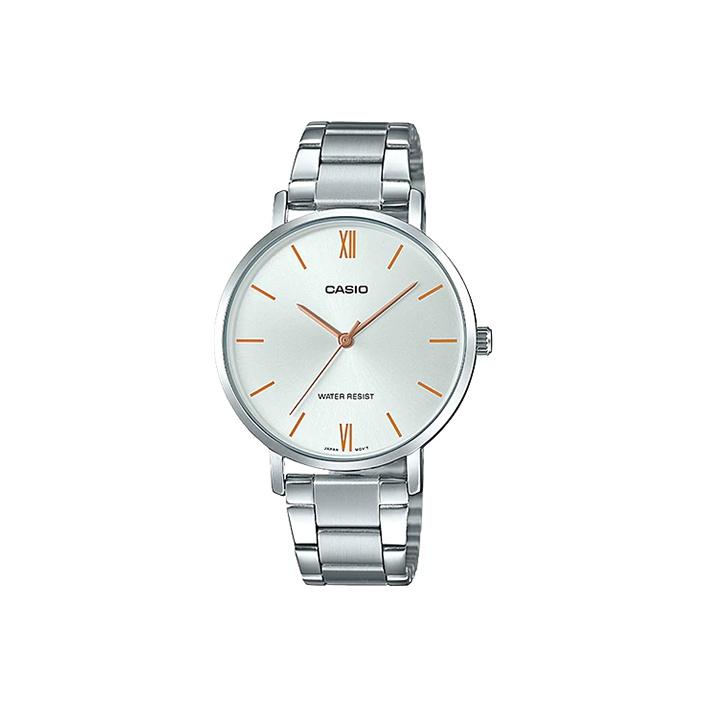 CASIO Women s Standard Series Silver Watch LTP-VT01D-7B LTP-VT01D-7B Silver Strap