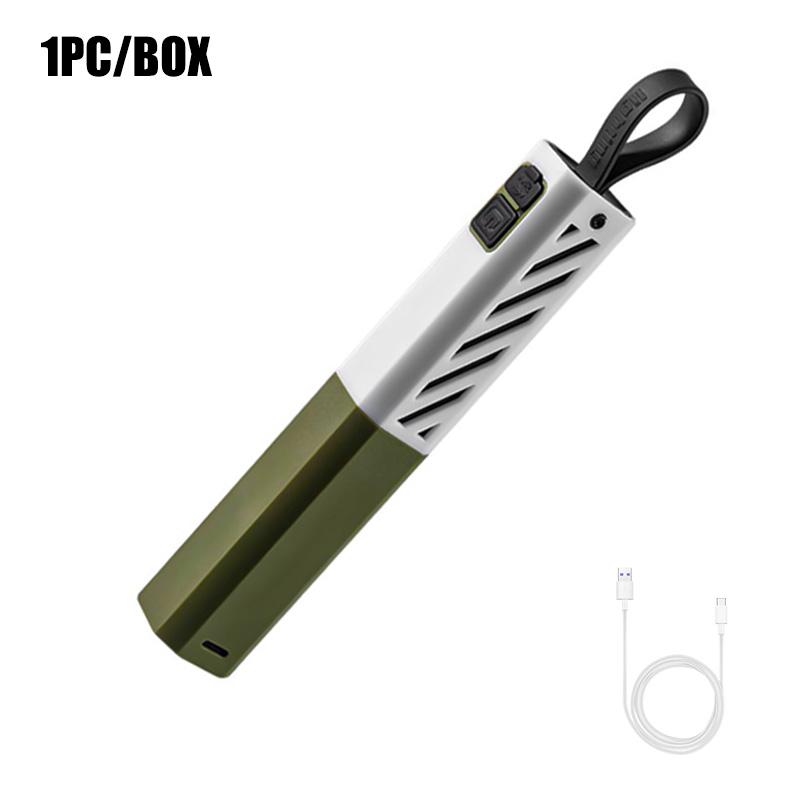 New 1500 mah zooming camping flashlight Emergency portable long range mini plastic rechargeable flashlight
