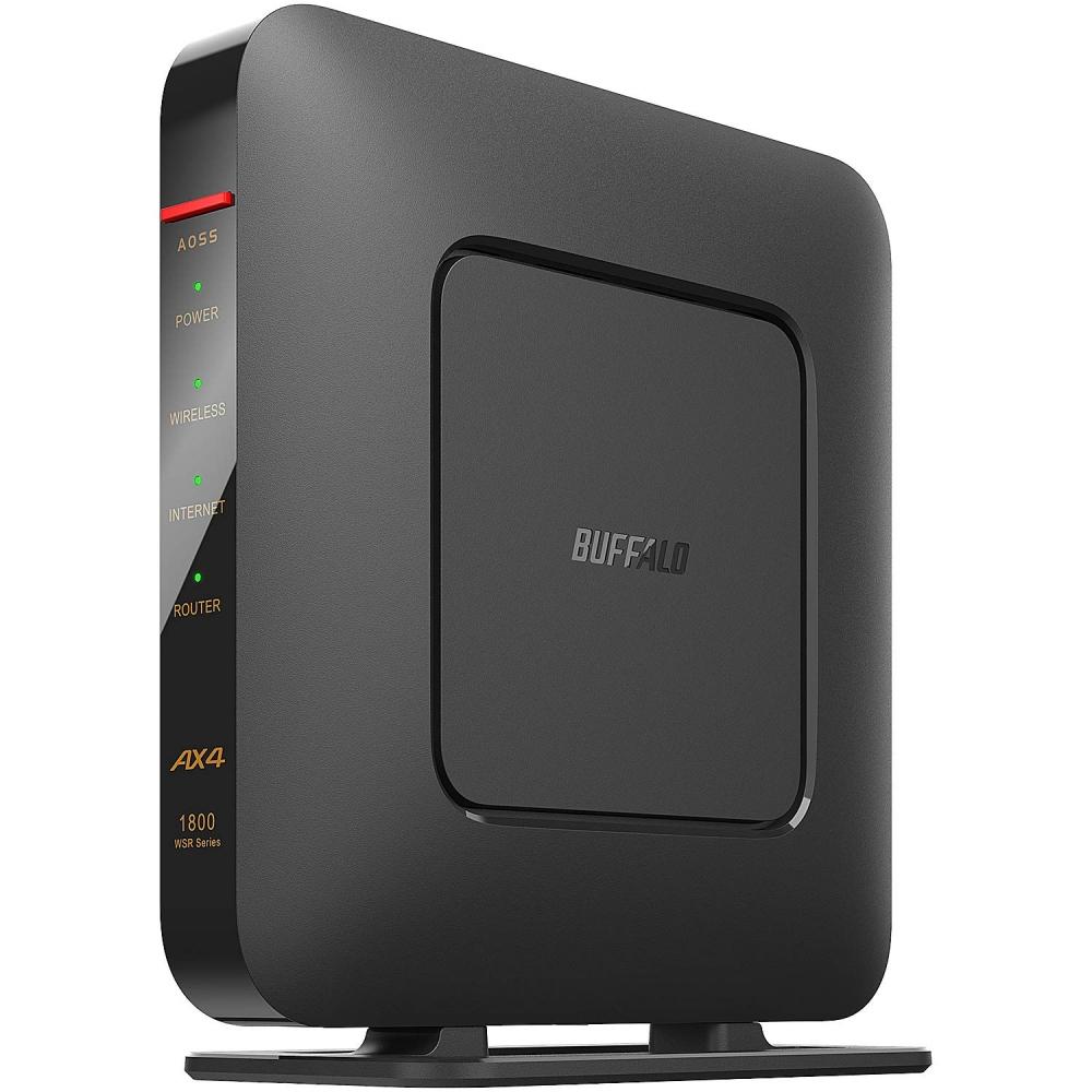 

Buffalo WiFi Router Бездротова локальна мережа Останній стандарт Wi-Fi6 11ax 11ac AX1800 574+1200 Мбіт/с Японський виробник [iPhone1211iPhone SE (2-е покоління) PS5