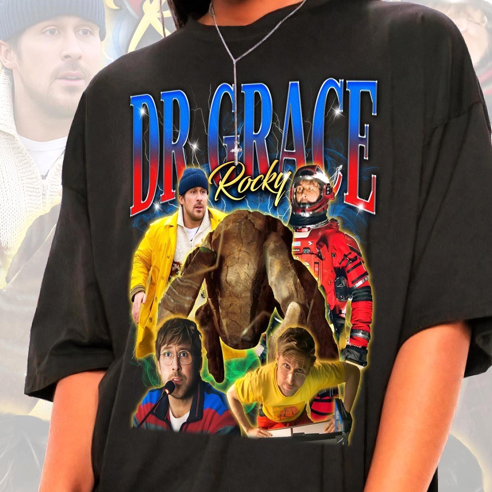Unisex Dr Grace & Rocky Shirt - Project Hail Mary Tshirt,Jazz Hands 2XL