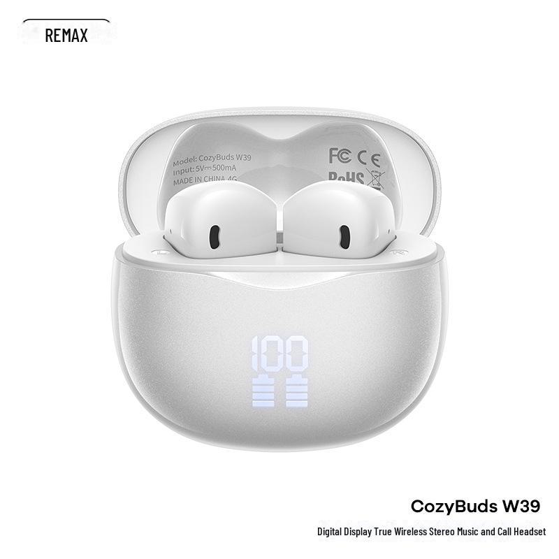 

Беспроводная гарнитура Remax True Wireless Bluetooth 5.4 с длительным временем работы от аккумулятора для прослушивания музыки на мобильных устройствах