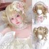 Cosplay Lolita Wig with Bangs Synthetic Halloween Harajuku Wig  Party