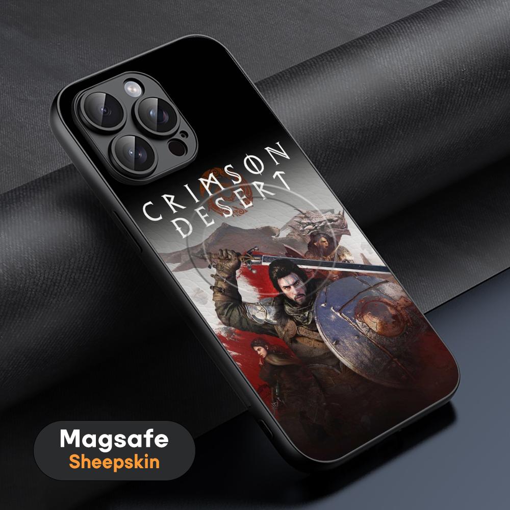

Hot game Crimson Desert poster Phone Case For iPhone 17 16 15 14 13 12 11 Plus Pro Max High-end Luxury Magsafe Sheepskin iPhone 13
