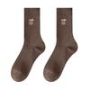 Female Spring and Autumn Warm Cotton Sweat Absorbing Deodorizing Anti Pilling Long Tube Stack Socks