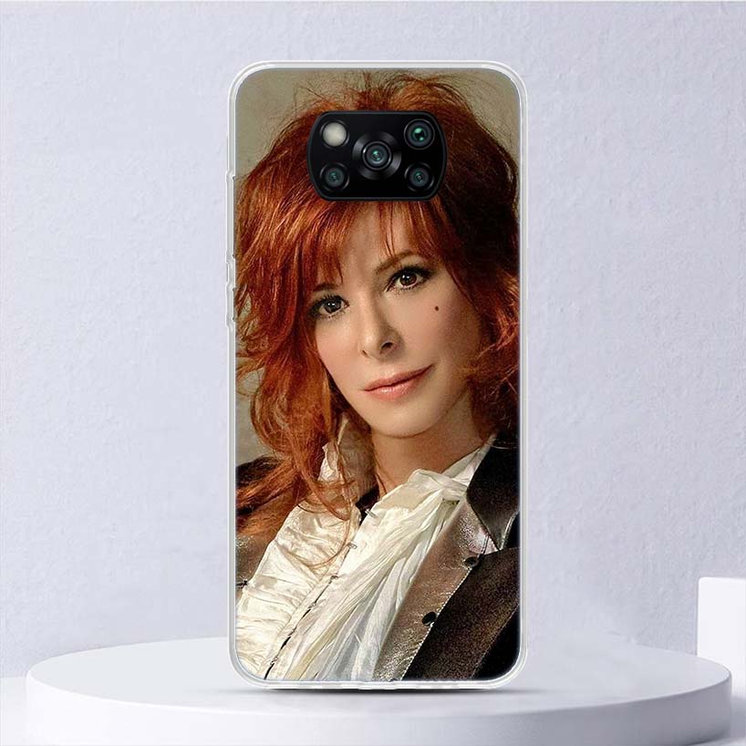 Mylene Farmer Soft Case For Xiaomi Poco X7 X6 X5 X4 X3 Nfc F7 Ultra F6 F5 Pro Phone Cover F4 Gt F3 M5S M4 M3 M5 M6 Coque