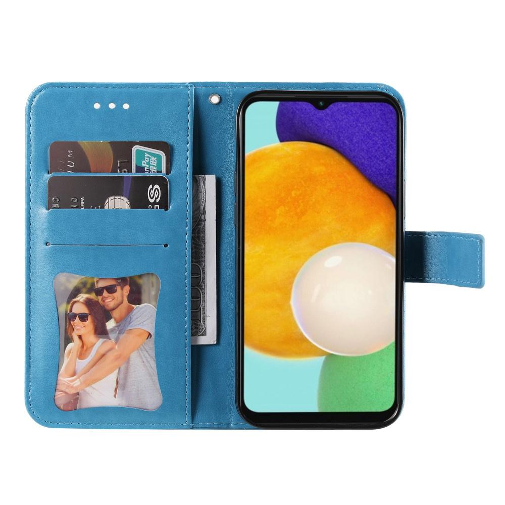 Samsung Galaxy A13 4G Flip Case, Mandala, Blue