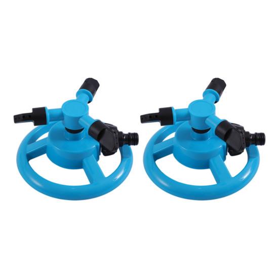 3-Arm Lawn Sprinkler Adjustable 360-Degree Rotating Garden Sprinkler Large Area Coverage Sprinkler for Yard Watering Kids Pets Playing