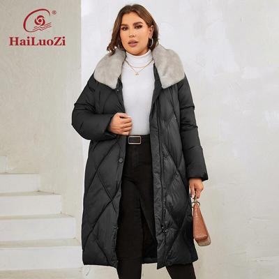 2023 neue frauen Winter Jacken Plus Größe Lange Warme Parkas Elegent Mit Kapuze Mit Pelz Klassische Stepp Mäntel Women1165
