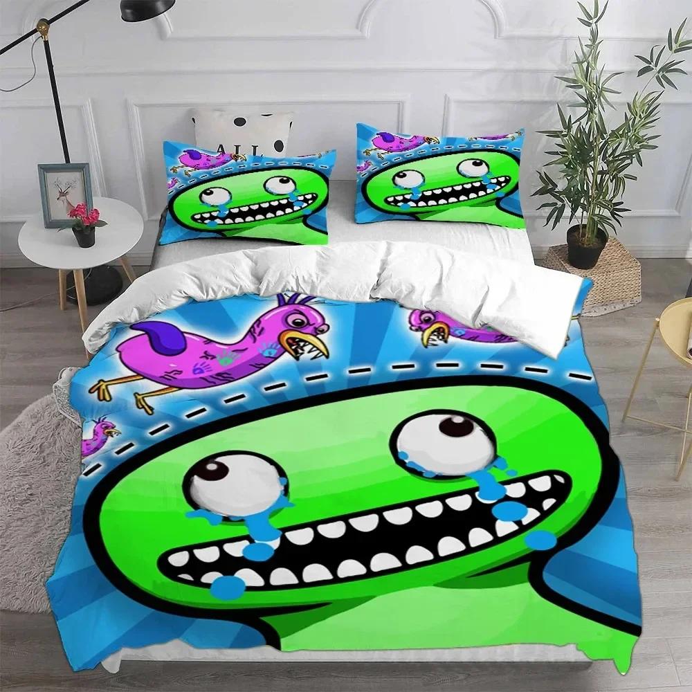 

3D Game Garten Of Banban Printed Bed Set Duvet Cover Pillowcase Bedding Set Bed Linen Sheet Quilt Cover Full Queen King Size 70x133cm 2pcs