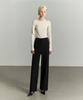 RE RHEE Cut Out Layered Top Cream