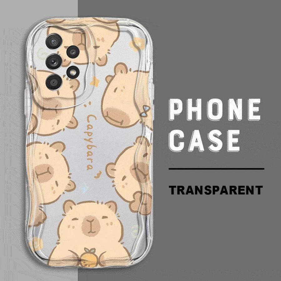 

Cute Capybara Phone Case for Samsung Galaxy A10 A20 A30 A50 A50s A02 A03 Core A04 A05 A12 A13 A15 A16 5G Cover Galaxy A16 4G 5G