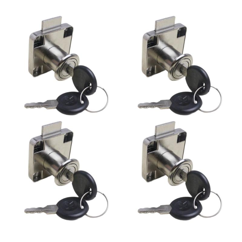 4set Drawer Cams Lock Security Cabinet Lock with Key Furniture Cupboard Replacement Lock for Office Desk Letter Box 1